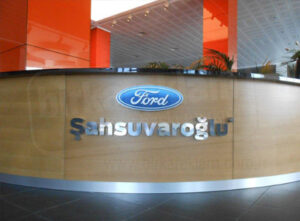 Ford Paslanmaz Kutu Harf Tabela