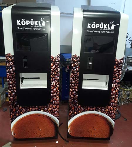 kahve otomat kaplama